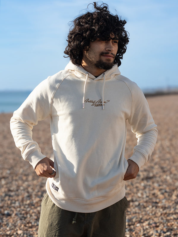 Artist Anon Brighton Embroidered Script Hoodie