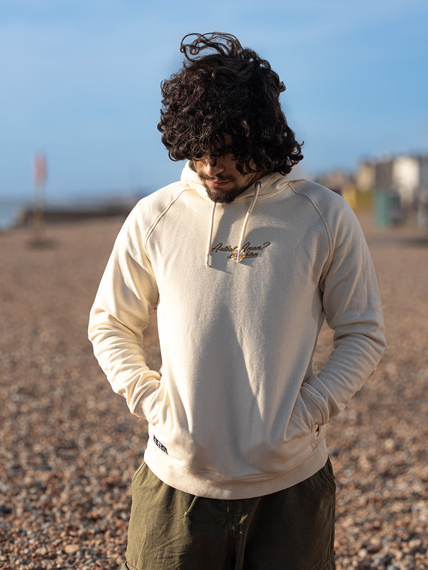 Artist Anon Brighton Embroidered Script Hoodie