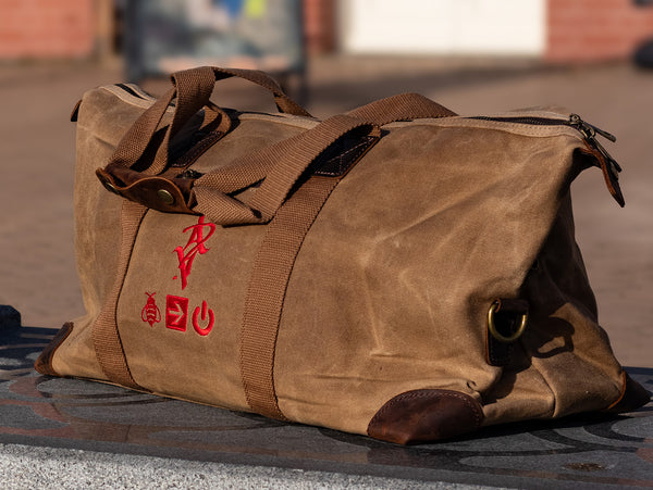 Artist Anon Brighton Waxed Canvas Holdall