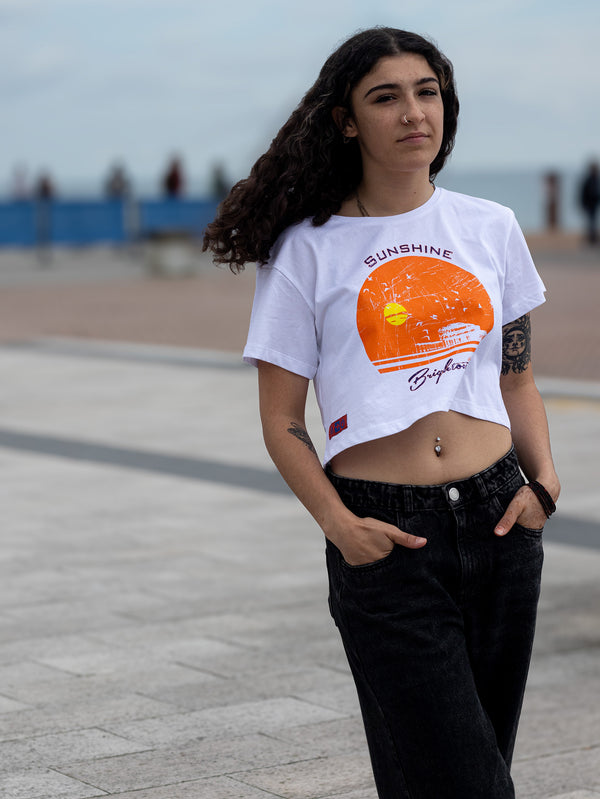 Artist Anon Brighton Sunshine Crop Top