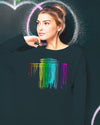 Artist Anon Brighton Rainbow West Pier Women's Oversized Sweatshirt