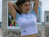 Artist Anon Brighton - Brighton Clothing Company Micro Ribbed Raglan Baby T - T-Shirt - Classic, Crop, Women's