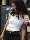 Artist Anon Brighton - Brighton Clothing Company Micro Ribbed Raglan Baby T - T-Shirt - Classic, Crop, Women's