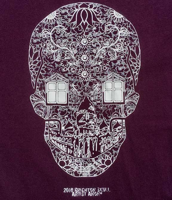 Artist Anon Brighton - 2018 Brighton Skull - T-Shirt - Men's