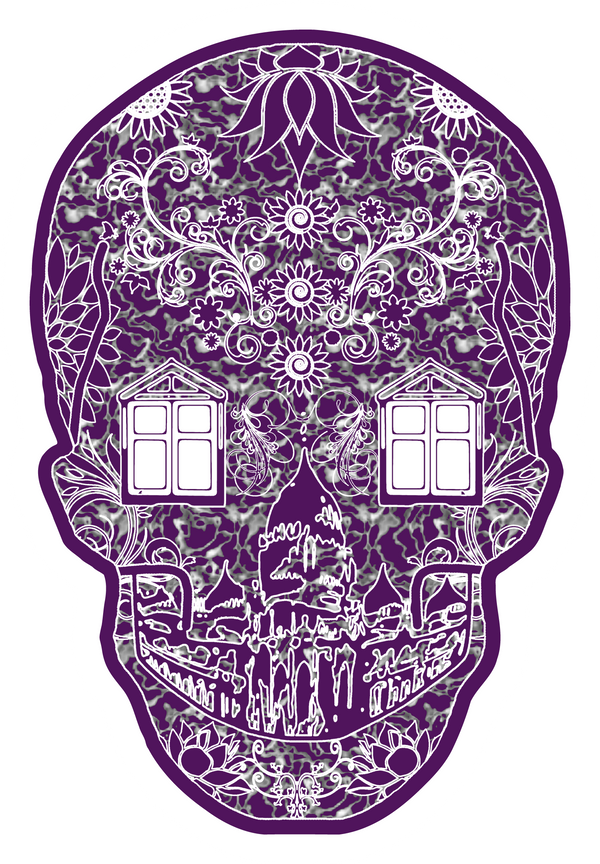 Artist Anon Brighton - 2018 Brighton Skull Sticker - Stickers - 