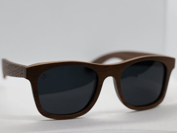 J.Sparrow Black Walnut Woodie Sunglasses