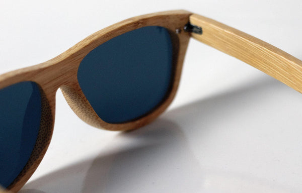 Artist Anon Brighton - Hyped Natural Bamboo Sunglasses - Sunglasses - Bamboo
